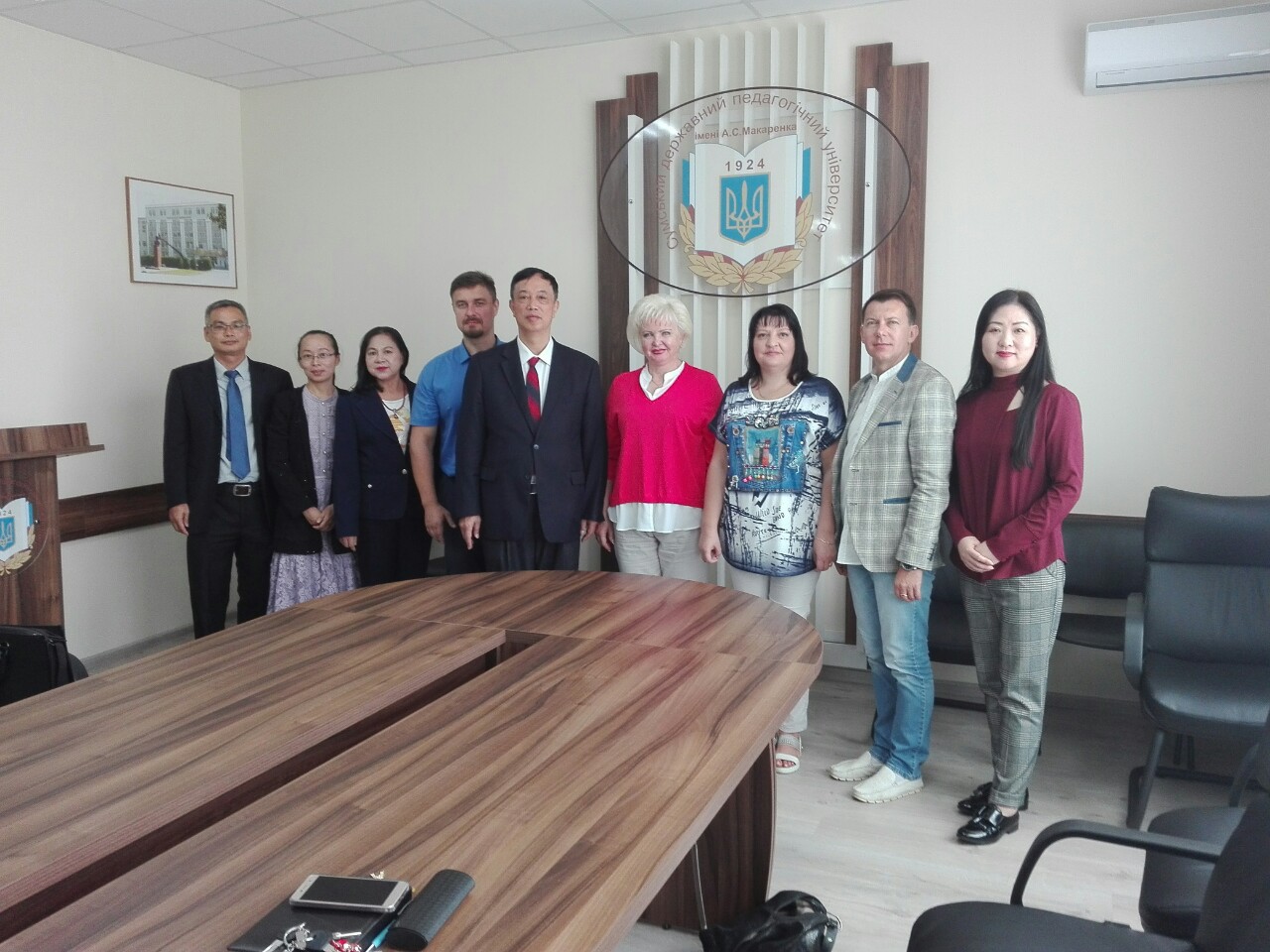 У СумДПУ відбулася зустріч з делегацією науково-педагогічних працівників Цинаньського педагогічного інституту, Китай