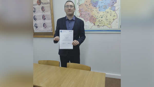 Успішне завершення річної програми дослідницької стипендії Уряду Польщі