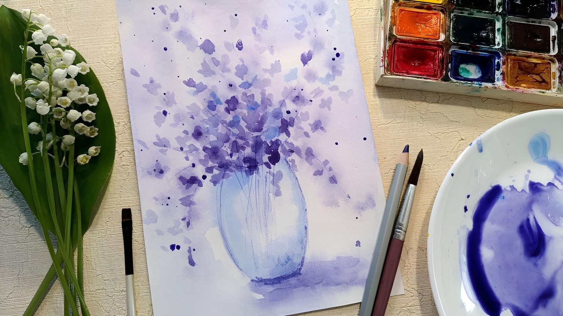 Цикл арттерапевтичних занять «Акварельні пелюстки відновлення»