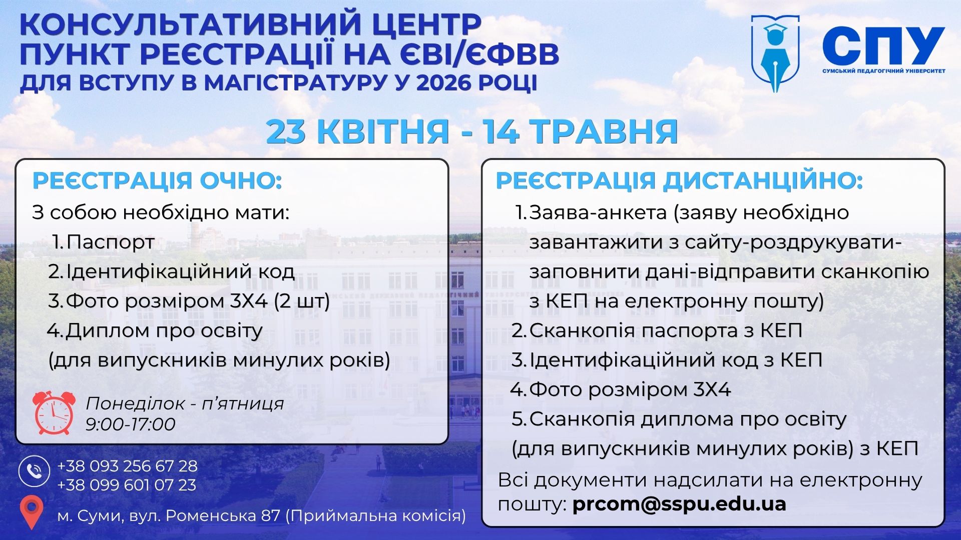 23 квітня – 14 травня