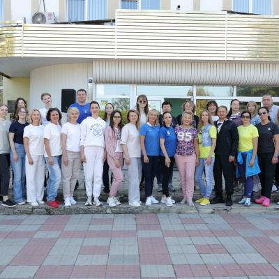 Руханка, присвячена Дню фізичної культури і спорту!